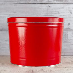 2 gallon red tin